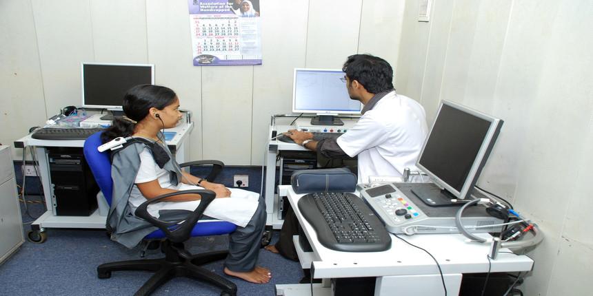 BASLP professional working in a clinic