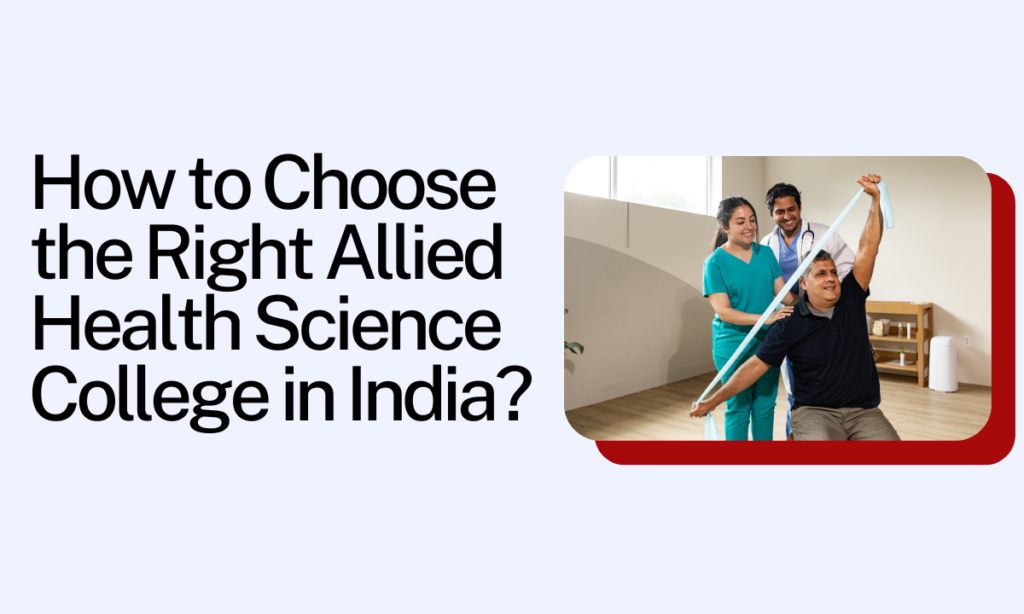 best allied health sceience college in India