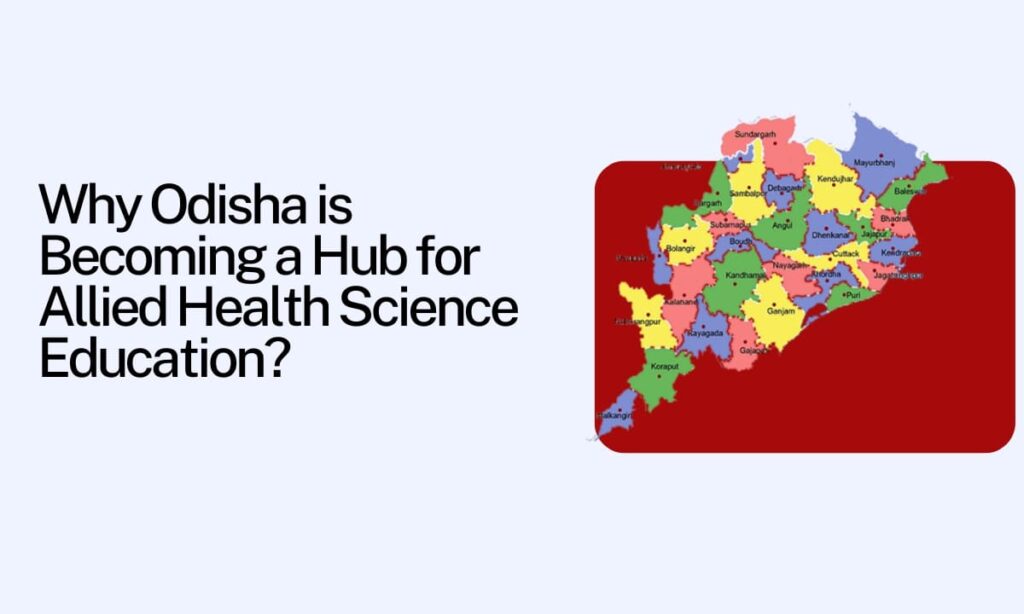 Odisha map for allied health science education